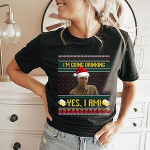 Charlie Hunnam Ed Gein I_m Going Drinking Yes I Am Christmas T Shirt